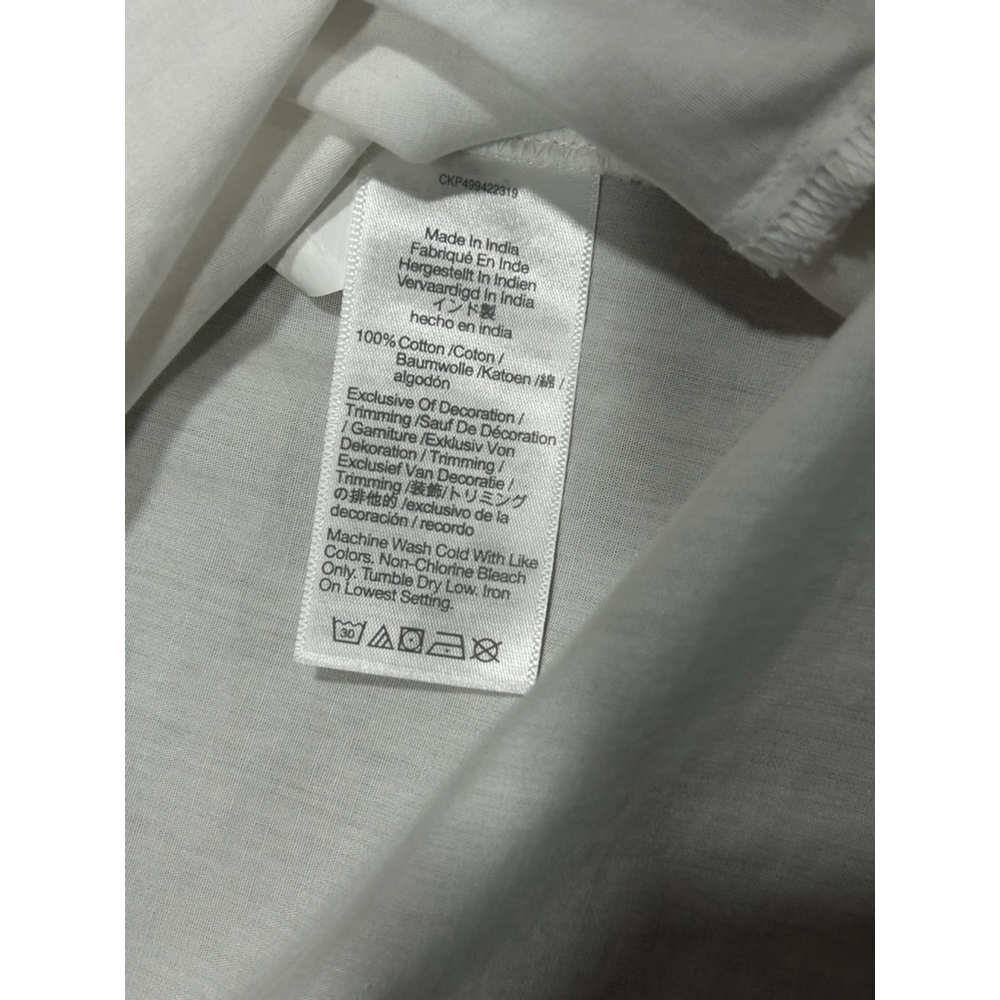 84. NWT Madewell Embroidered Poplin Balloon-Sleeve Top in white small - Picture 9 of 9